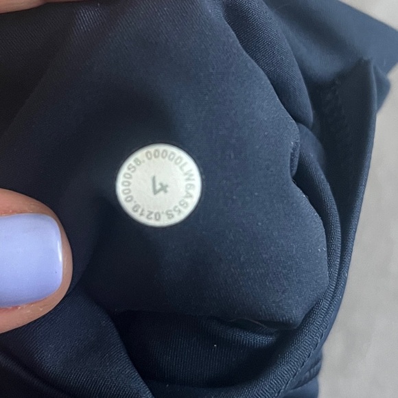 Lululemon Fast & Free Crop II* NULUX 19" in True Navy - Picture 6 of 9
